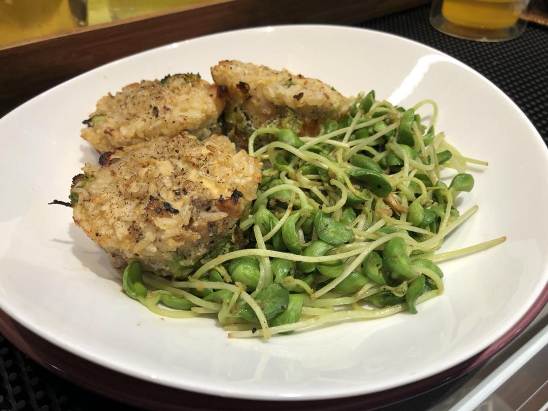西兰花烤鸡胸肉