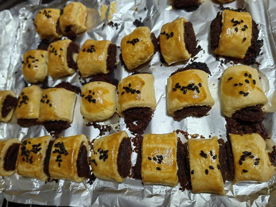 酥脆可口的豆沙一口酥