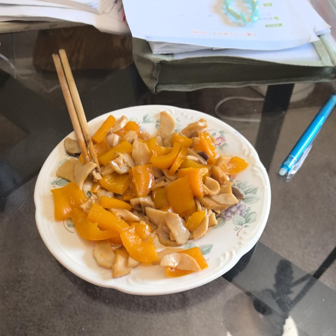 素炒杏鲍菇