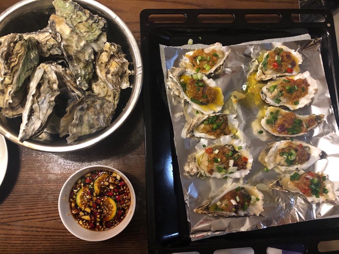 超简单～蒸蒜蓉生蚝
