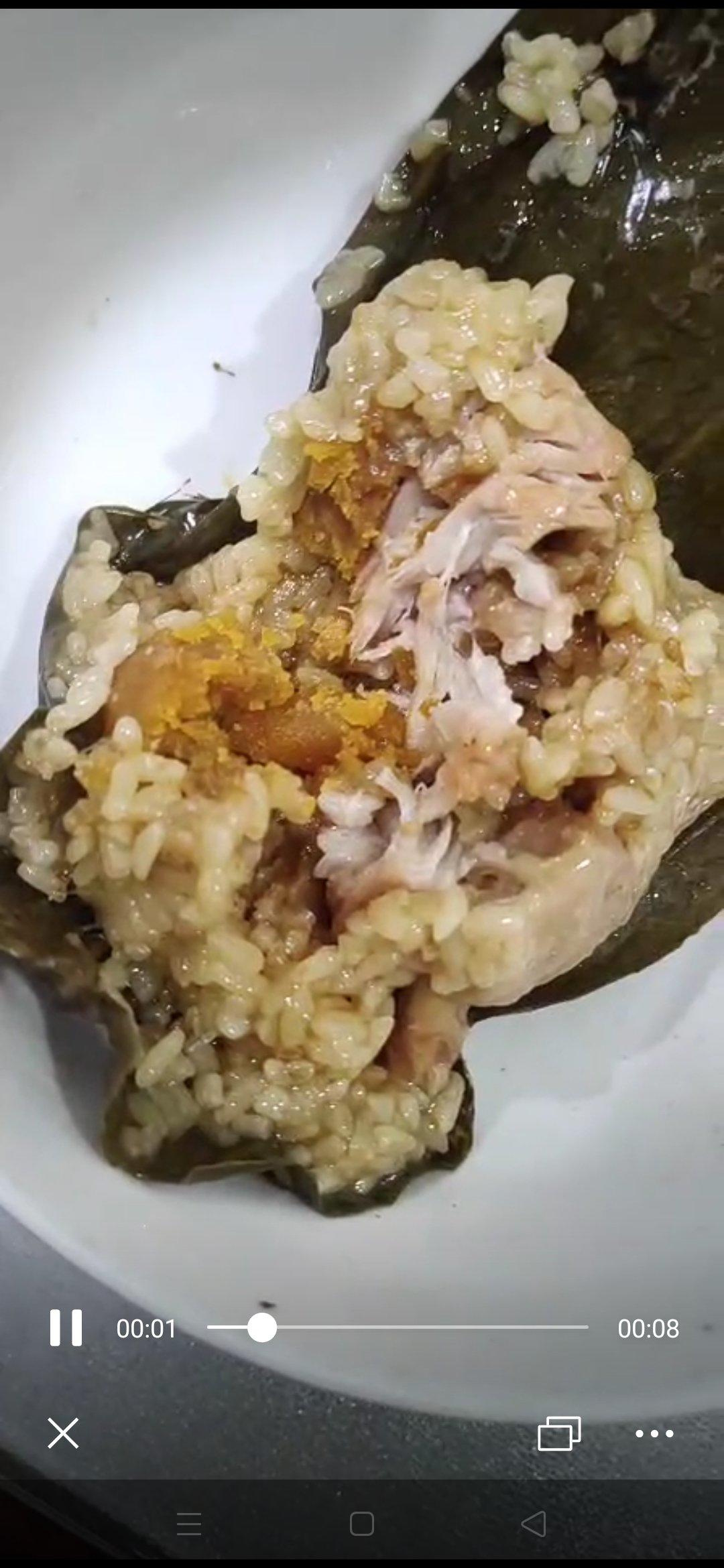 很好吃的肉粽子