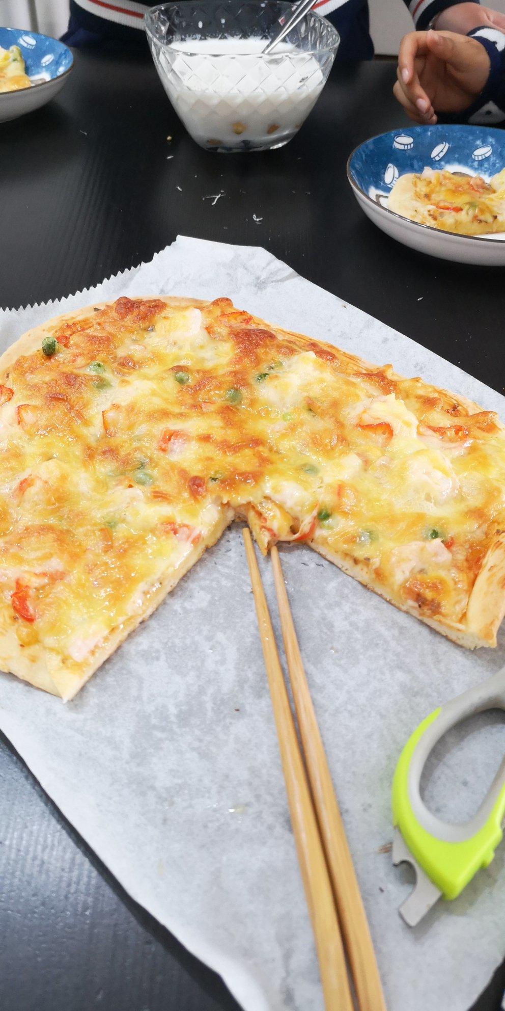 八寸披萨饼皮（四个）制作