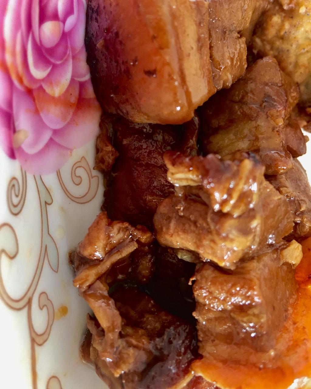 快手金蒜红烧肉