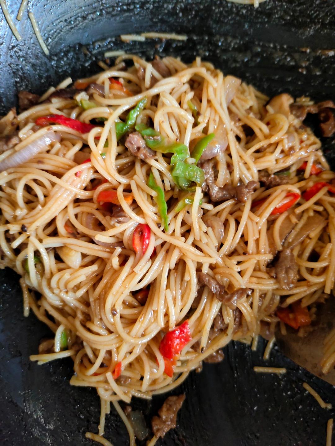 黑椒牛柳意面