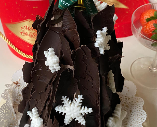 巧克力圣诞树🎄蛋糕的做法