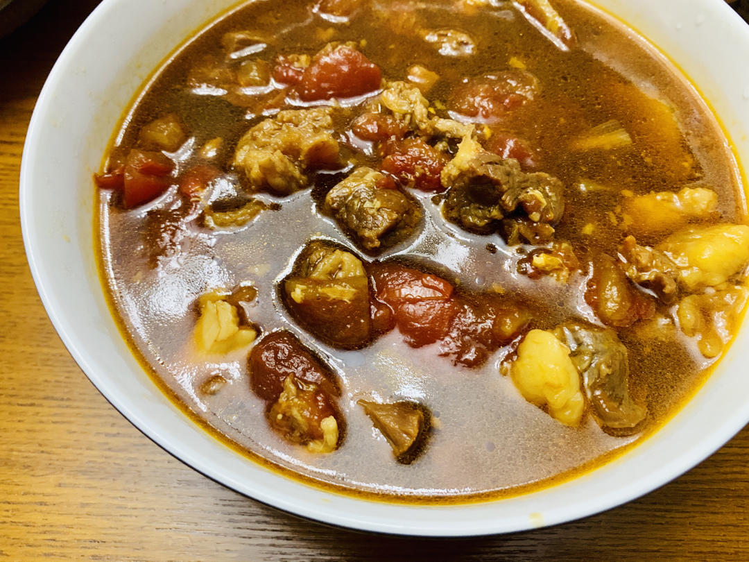 高压锅番茄牛腩煲