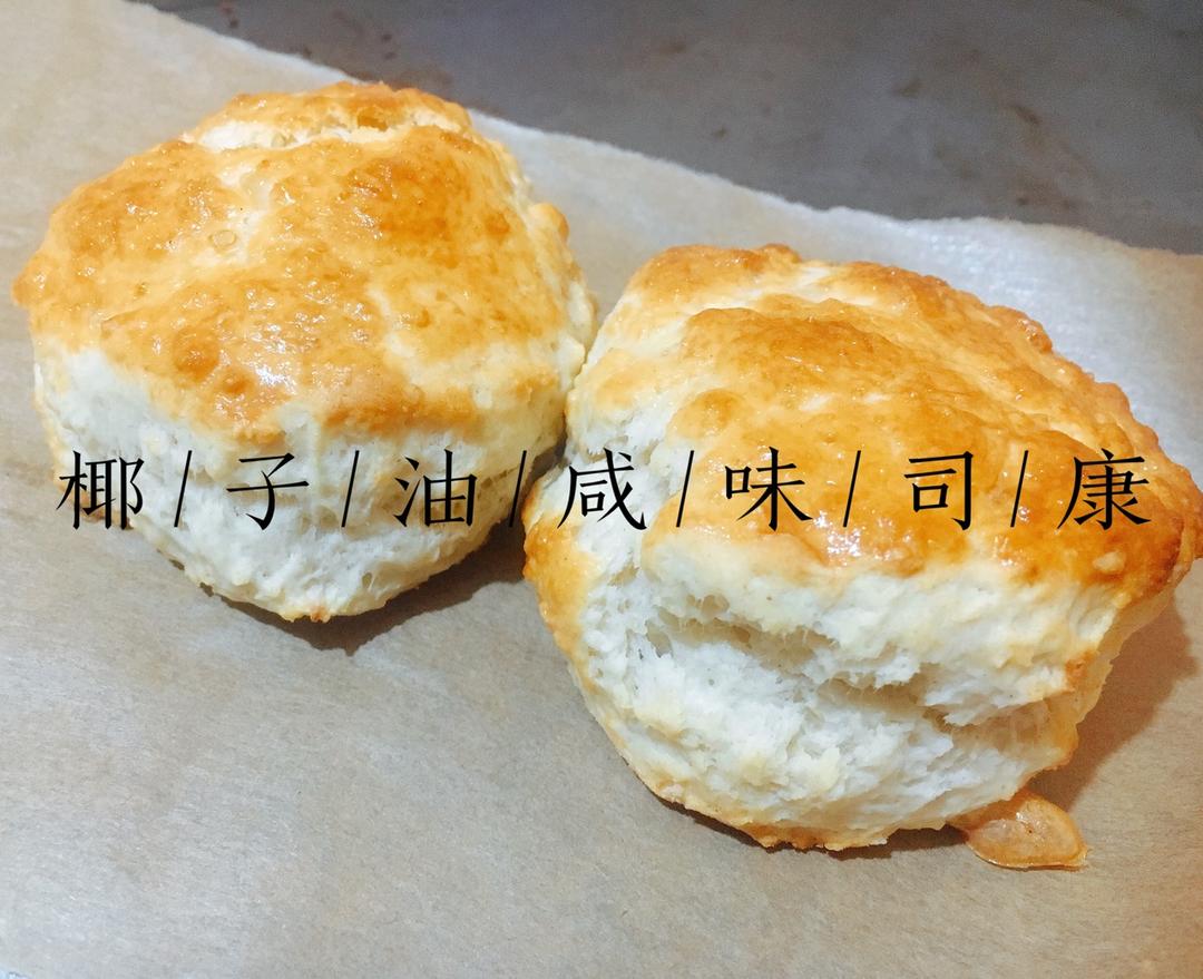 朴素的椰子油咸司康<Coconut Oil Biscuits>