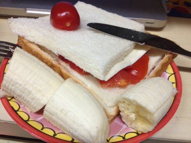 【宿舍早餐】奶酪三明治