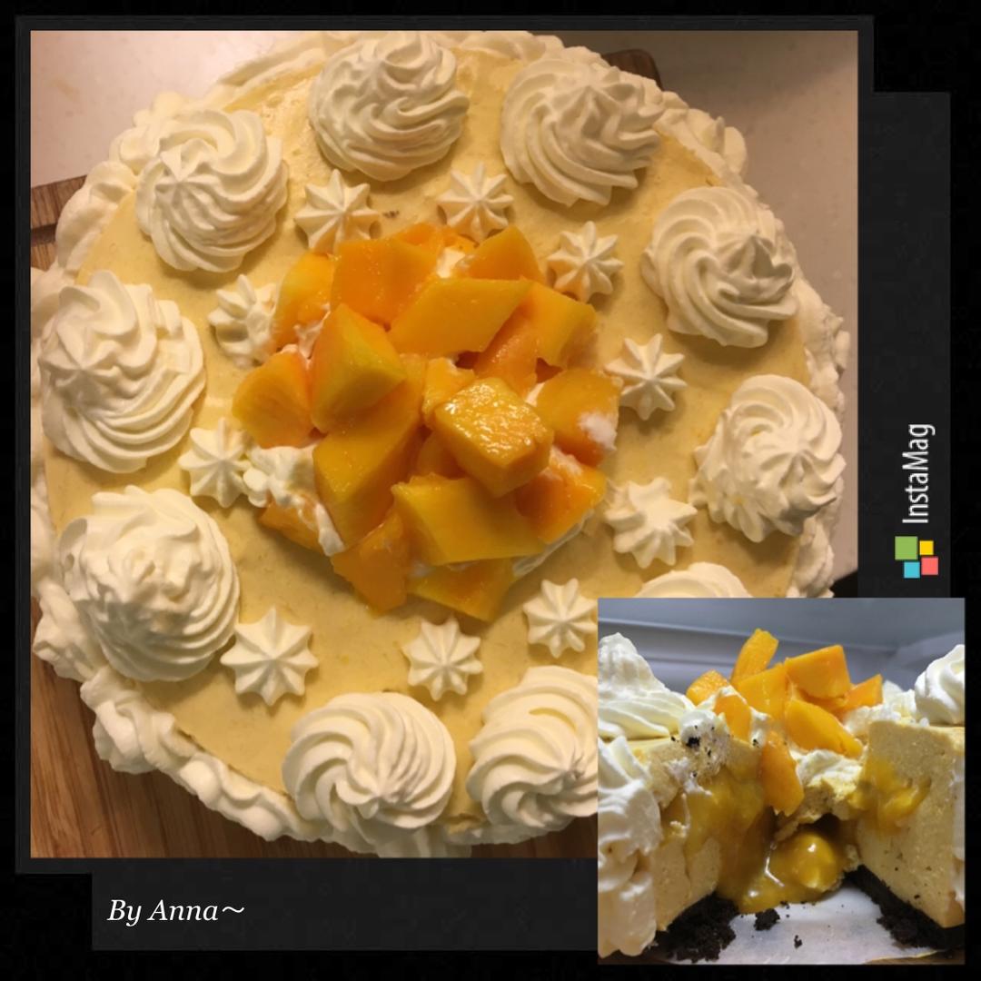 《Tinrry下午茶》教你做芒果流心慕斯（6寸配方）