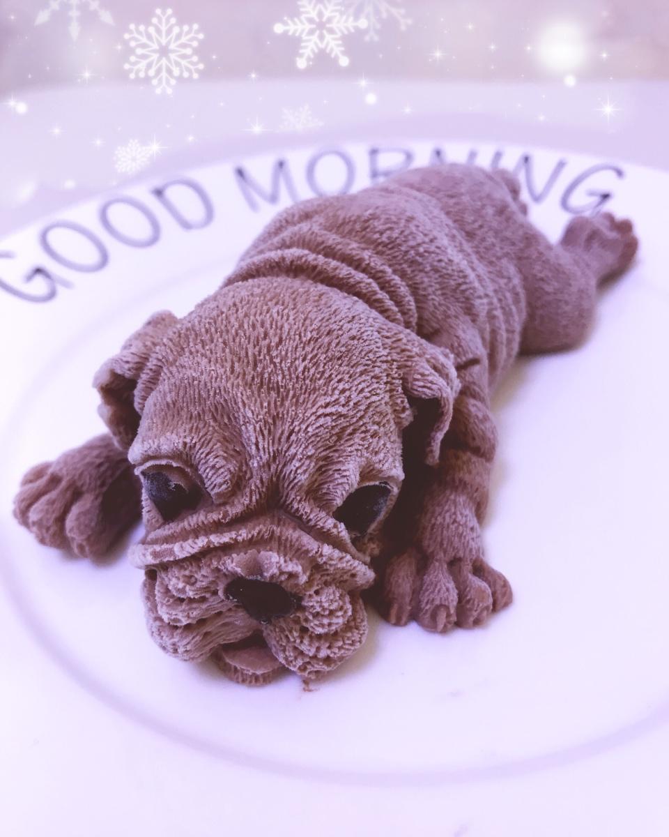 网红沙皮狗慕斯蛋糕