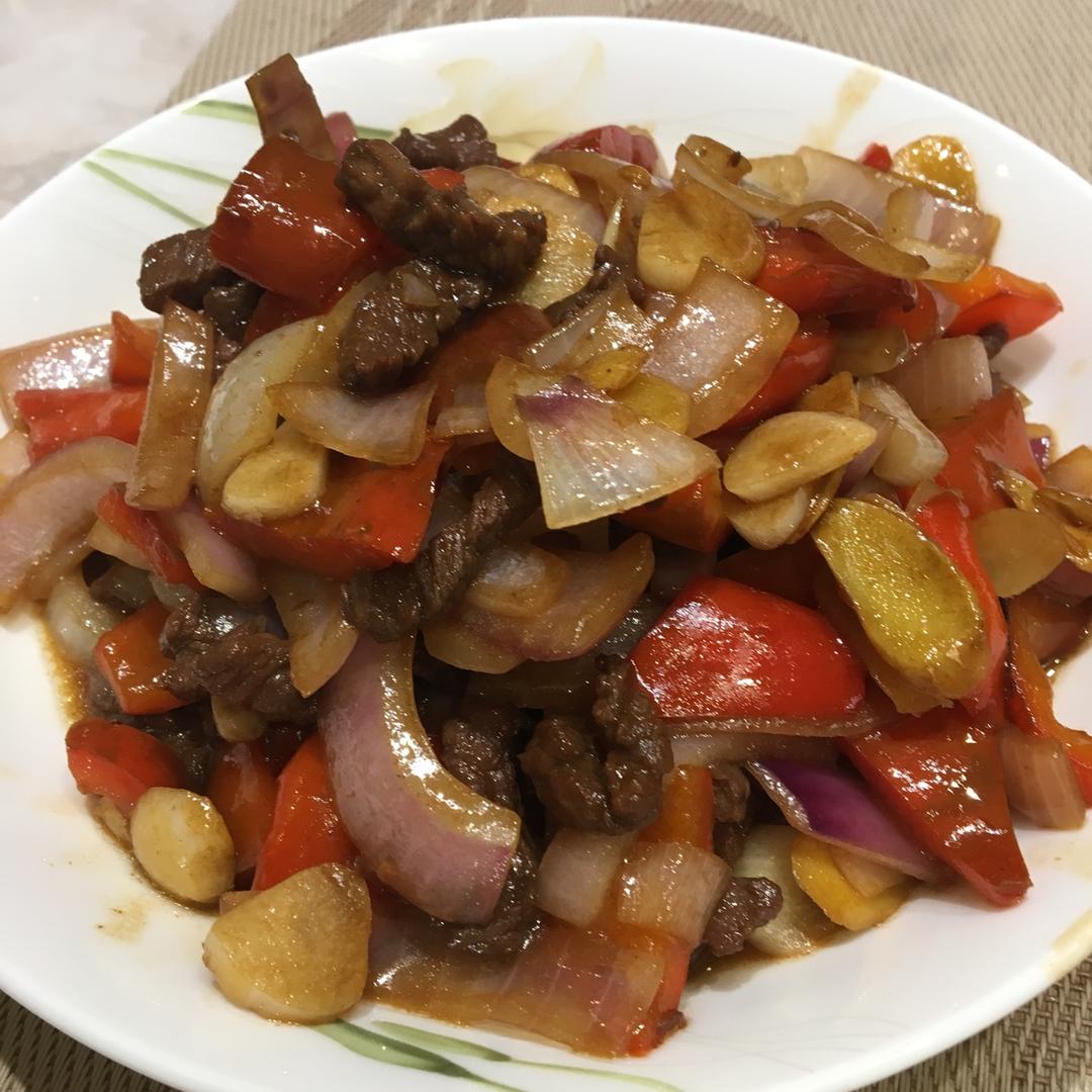 洋葱炒牛肉
