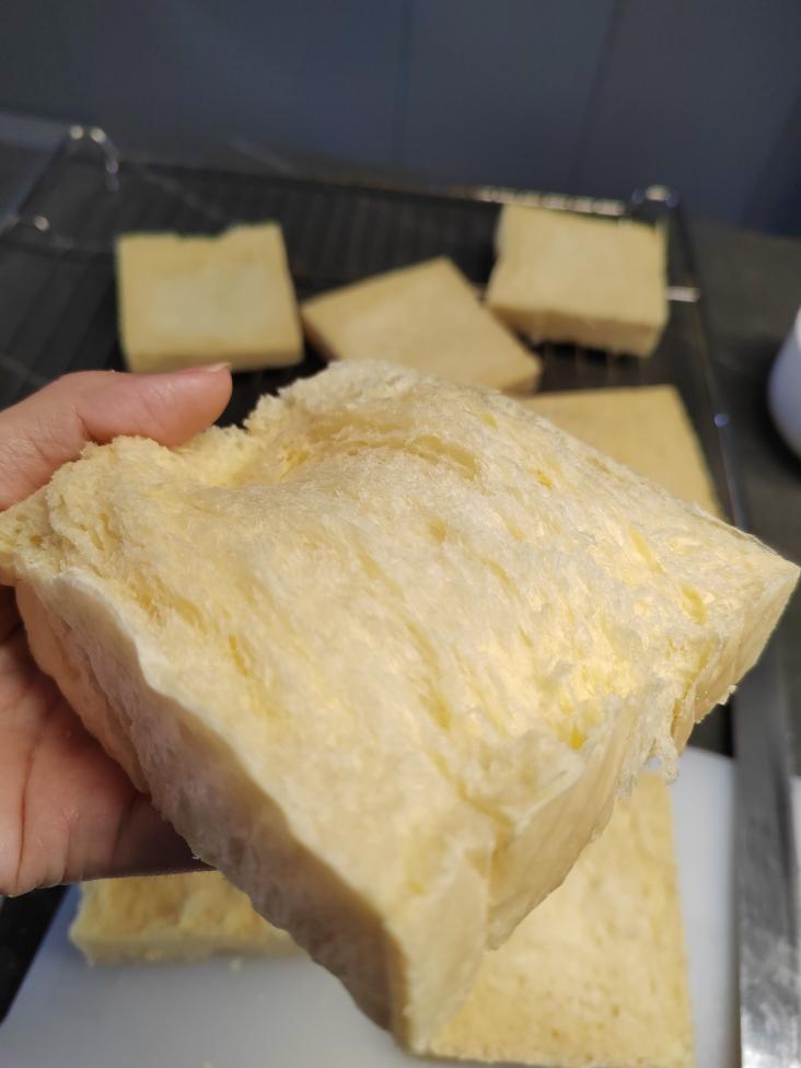 夺命软吐司(๑´ڡ`๑)超软拉丝极速方便的一次发酵吐司