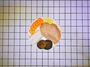 香菇山药🥕鸡肉丸的做法 步骤1