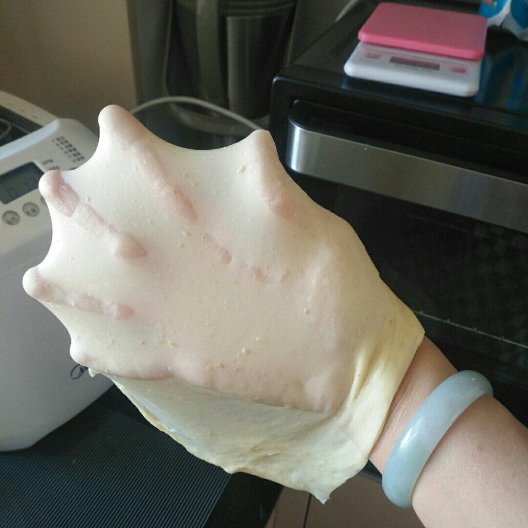 夏天面包机如何揉手套膜