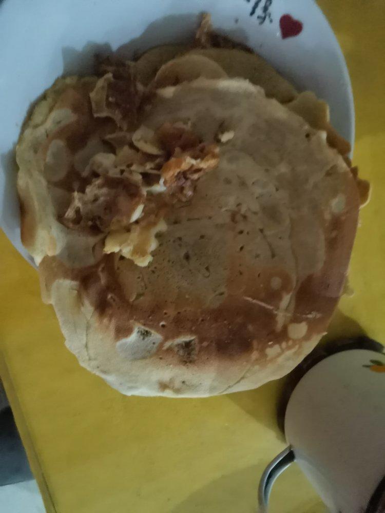 玉米面松饼，早起5分钟搞定，又软又健康