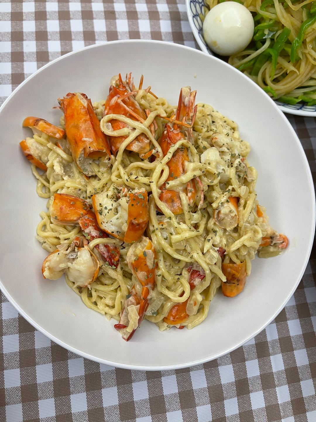 奶油龙虾伊面