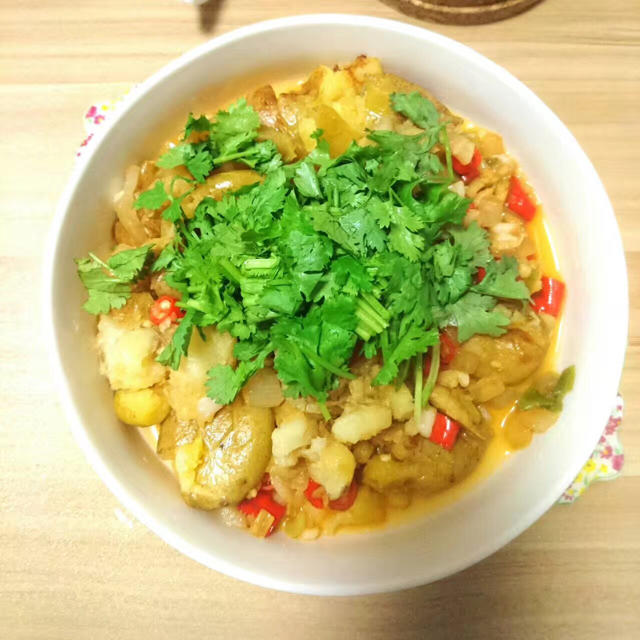 孜然香辣煎小土豆