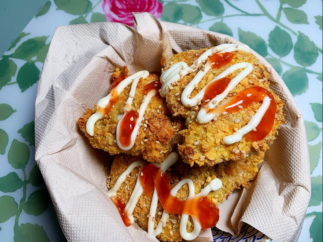 无油烤箱版鸡米花~低卡炸鸡 by牛奶和爱丽丝