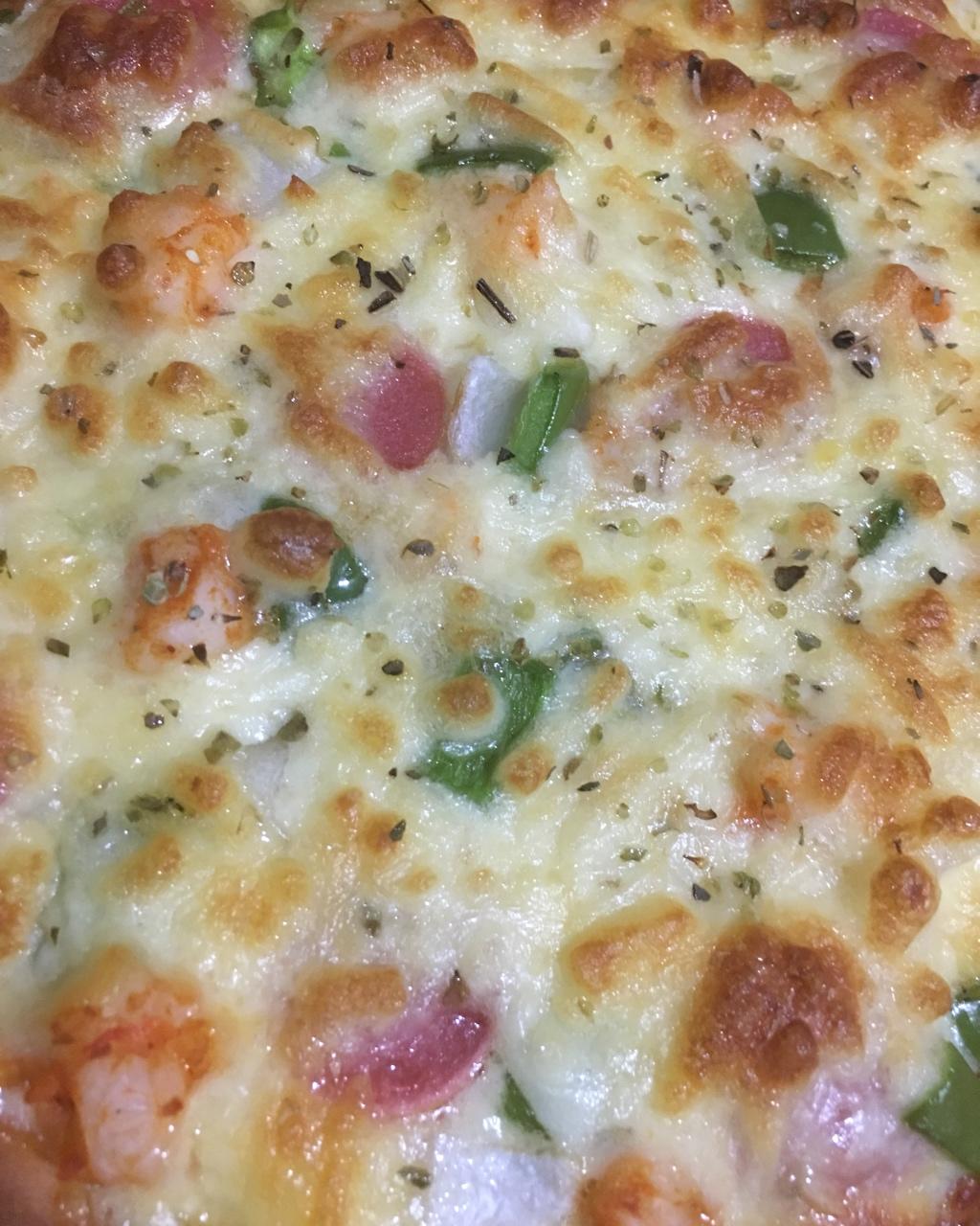 奥尔良烤鸡肉披萨