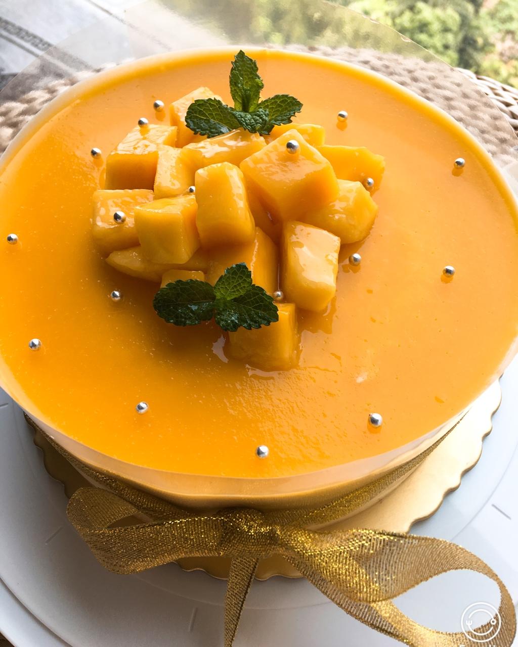 芒果慕斯蛋糕🍰（8寸）