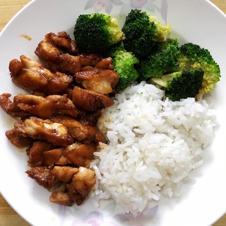 照烧鸡腿饭