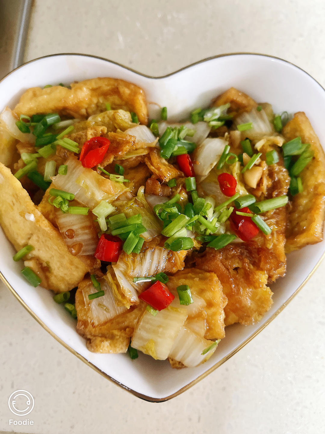 超级下饭的娃娃菜炖豆腐