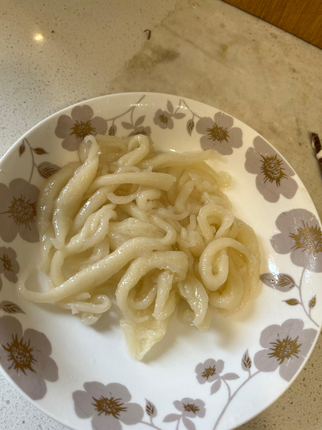 口感爽滑易消化的山西面食转盘剔尖面