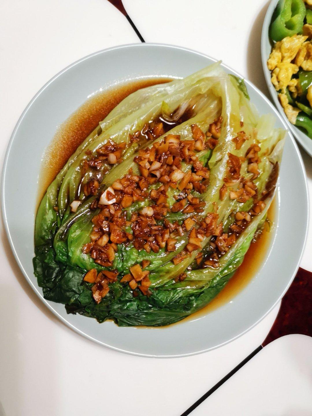 白灼生菜