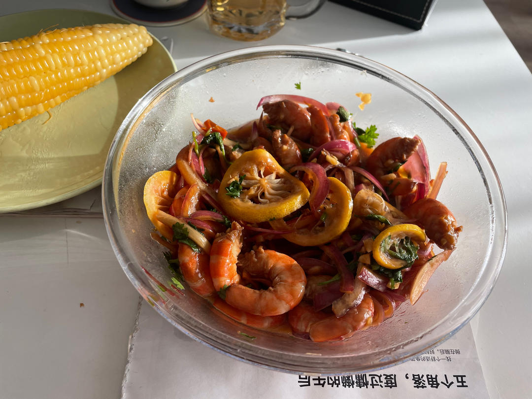 酸辣柠檬虾🦐