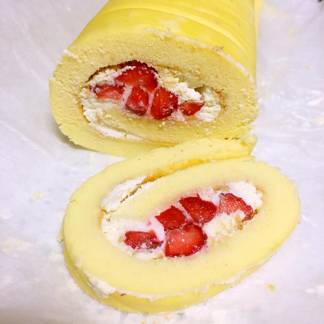 肥而不腻的超厚瑞士卷