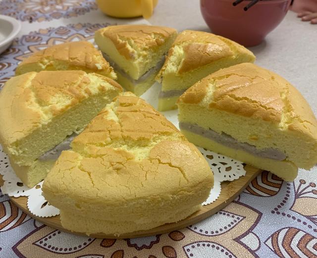 香芋戚风蛋糕的做法