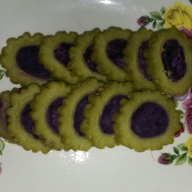 紫薯苦瓜圈