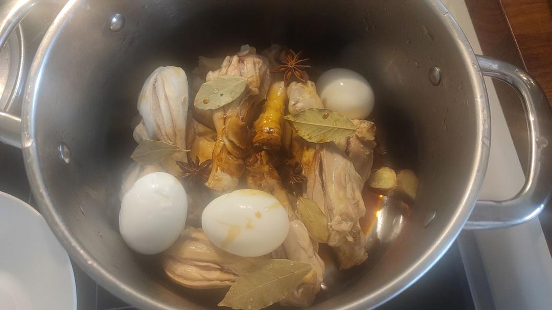 卤鸡腿鸡蛋低脂版