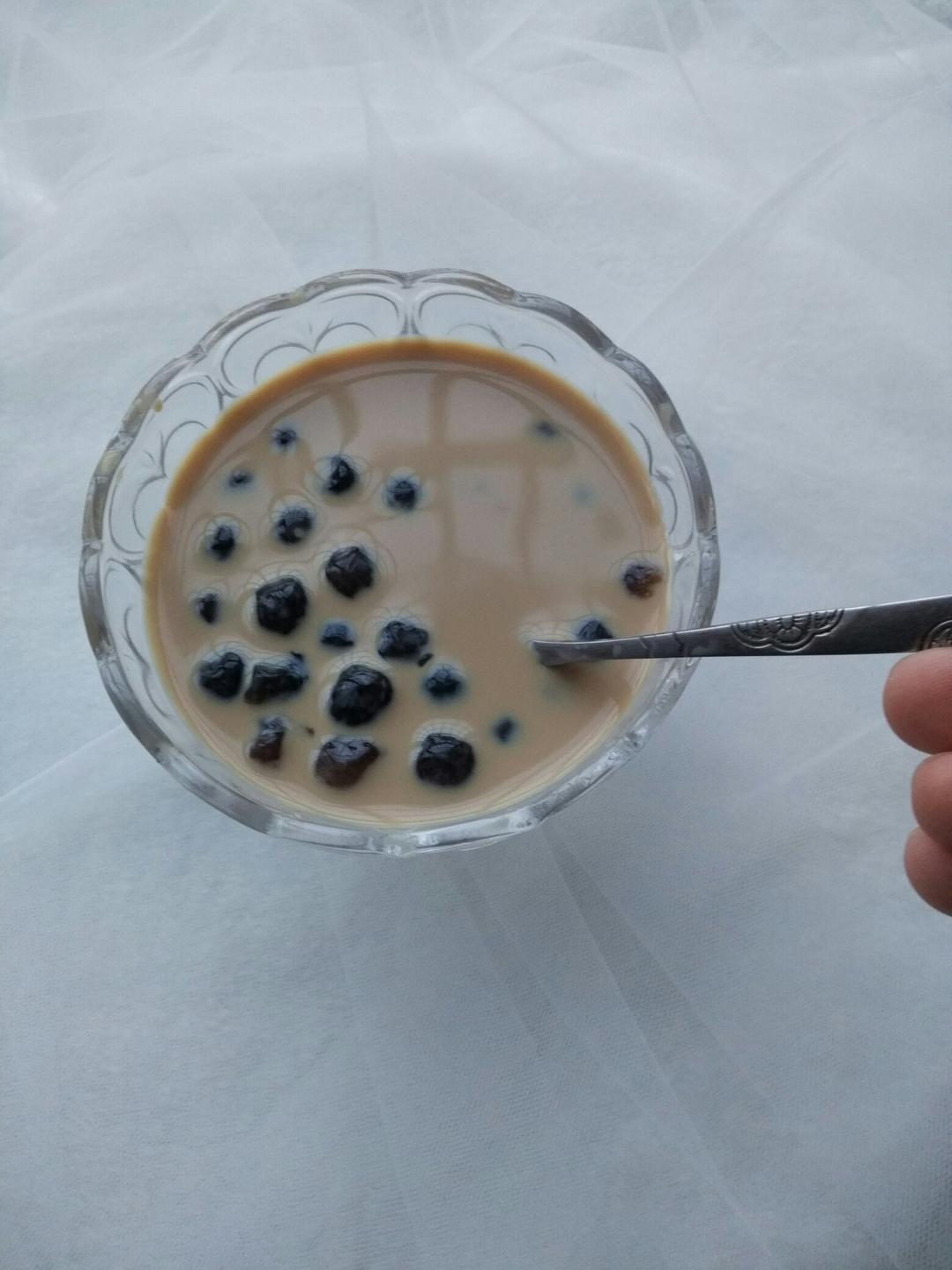 米乐桃桃做的家庭版珍珠奶茶