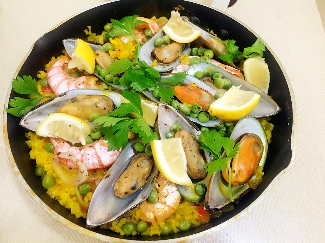 【曼食慢语】Seafood Paella 西班牙海鲜饭