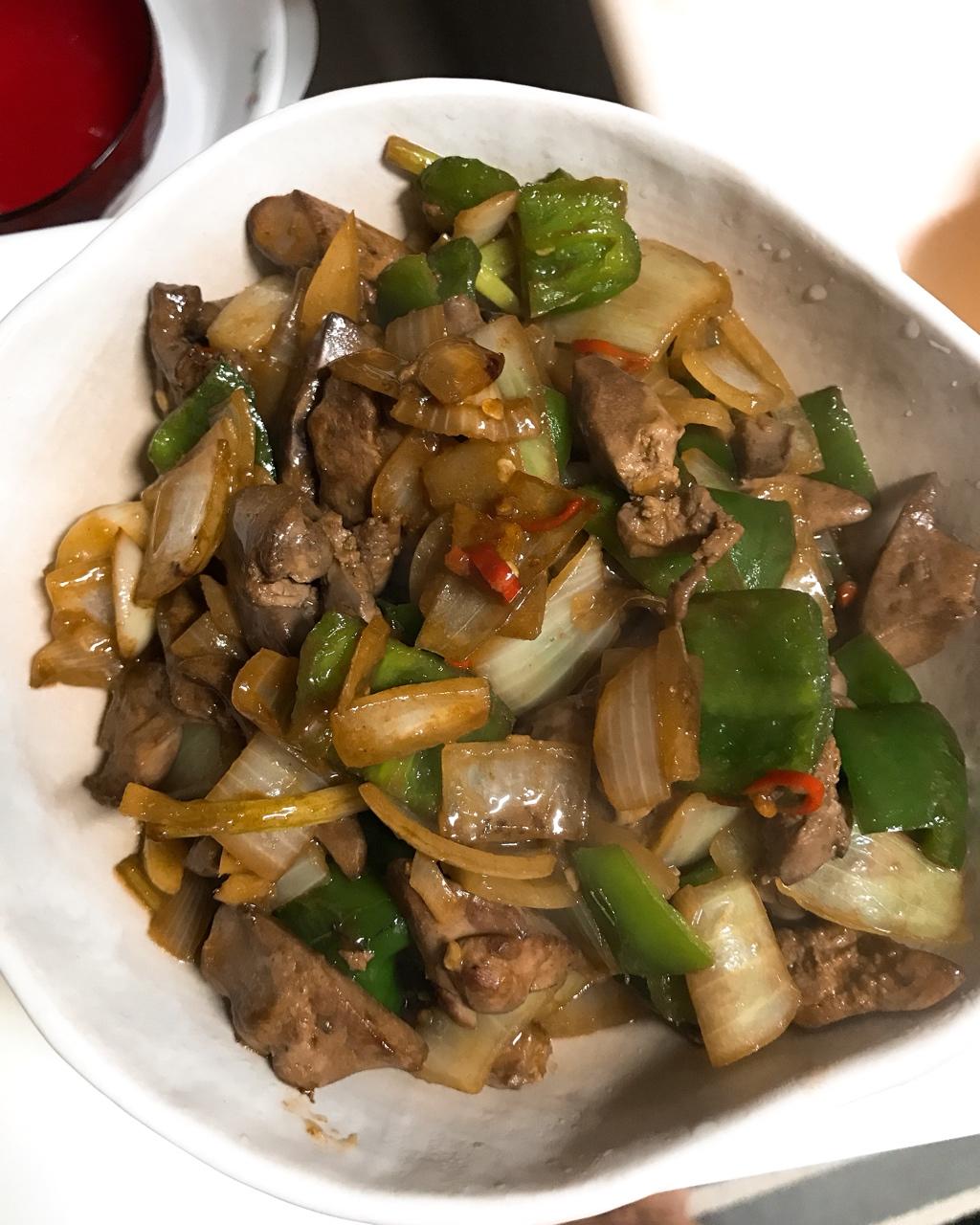 yu713做的爆炒鸡肝