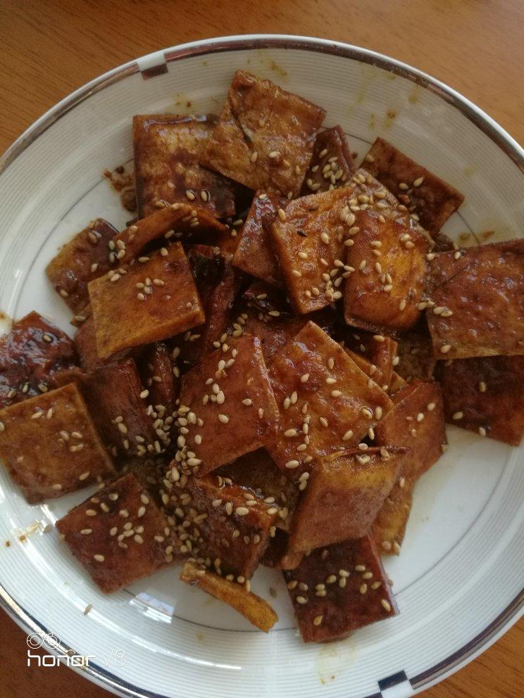 蜜汁豆干