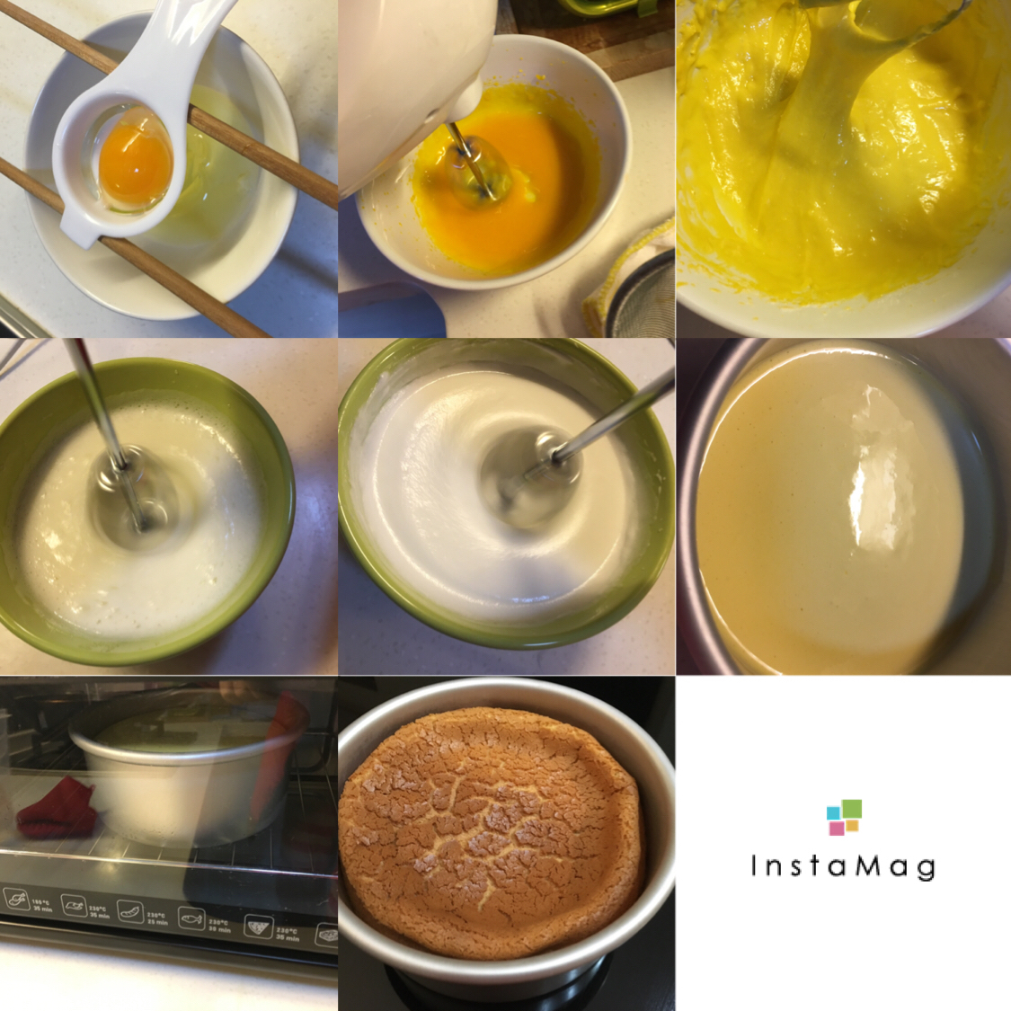 6寸原味戚风蛋糕