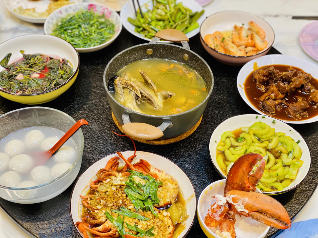 🦞蒜泥蒸波士顿龙虾🦞黑胡椒蒜泥波士顿龙虾🦞波士顿龙虾清蒸🦞