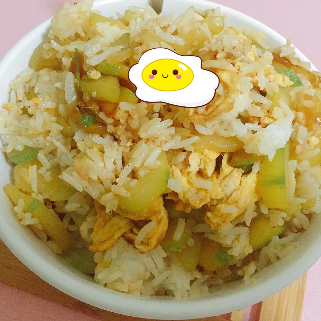 青菜蛋炒饭