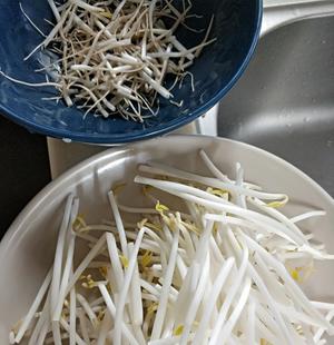 金丝炒银芽-肉丝豆芽韭菜的做法 步骤1