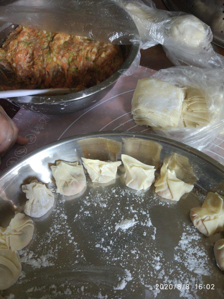 自己做馄饨皮、云吞皮