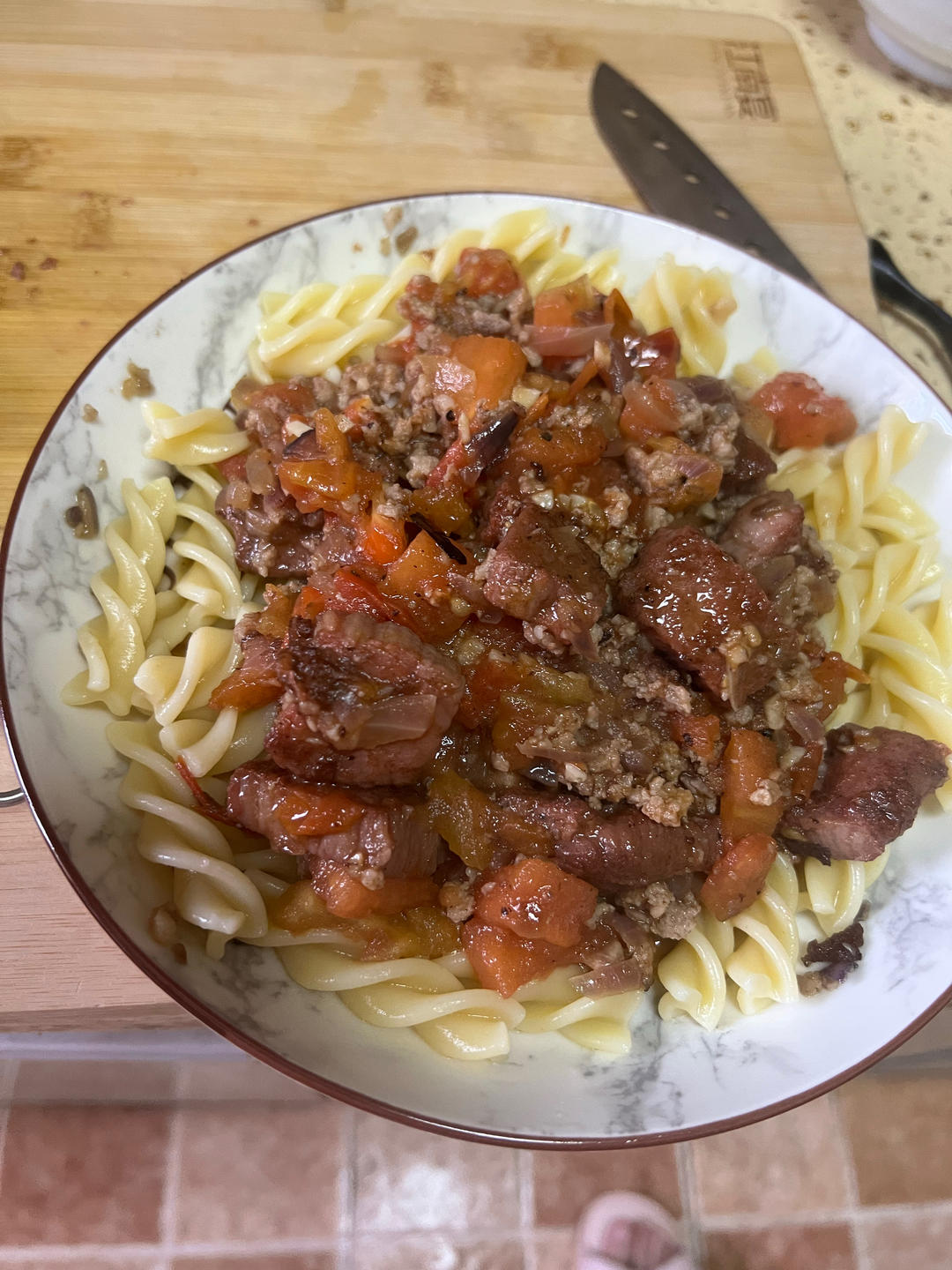 番茄肉酱意面