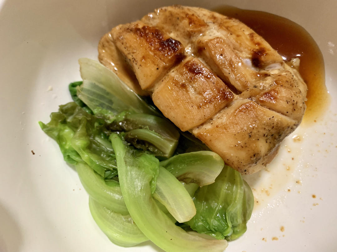 不放一滴油煎超级嫩的孜然鸡胸肉❗️减脂瘦身