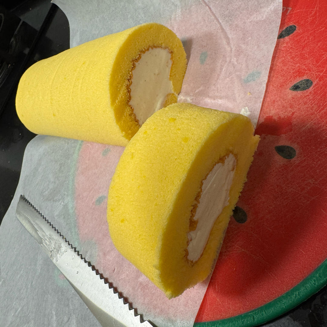 原味蛋糕卷㊙️不掉皮不开裂配方分享