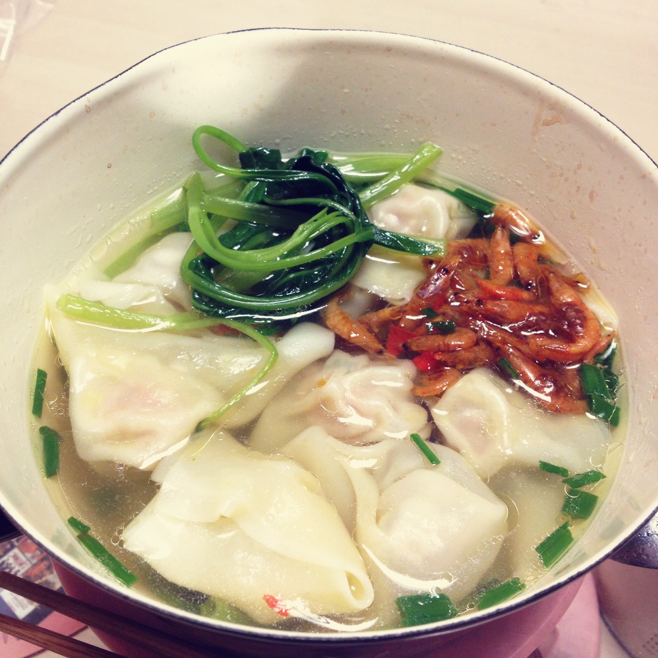 鲜肉虾仁玉米馄饨