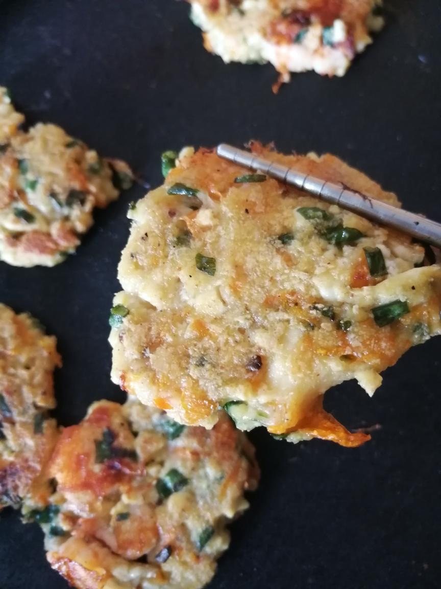 豆腐虾仁煎饼（电饼铛版）