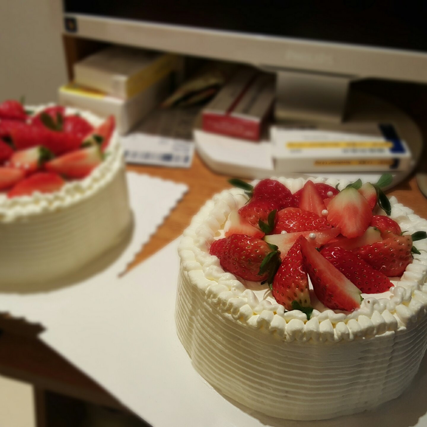 鲜奶油草莓蛋糕