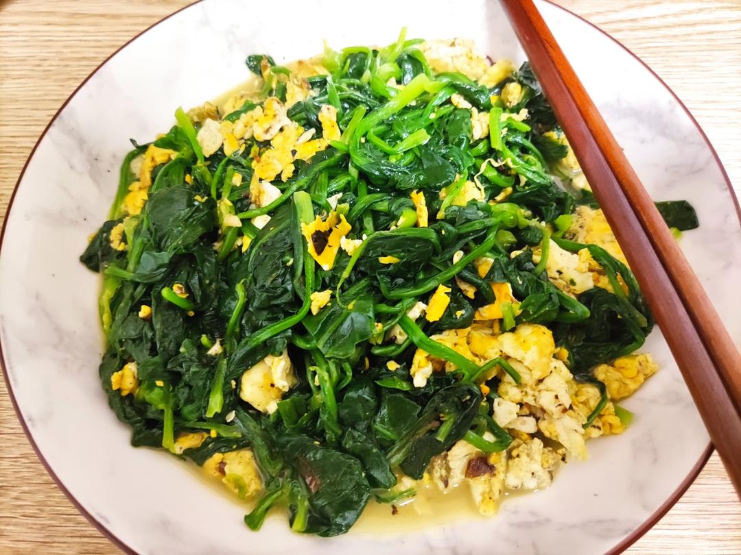 凉拌菠菜