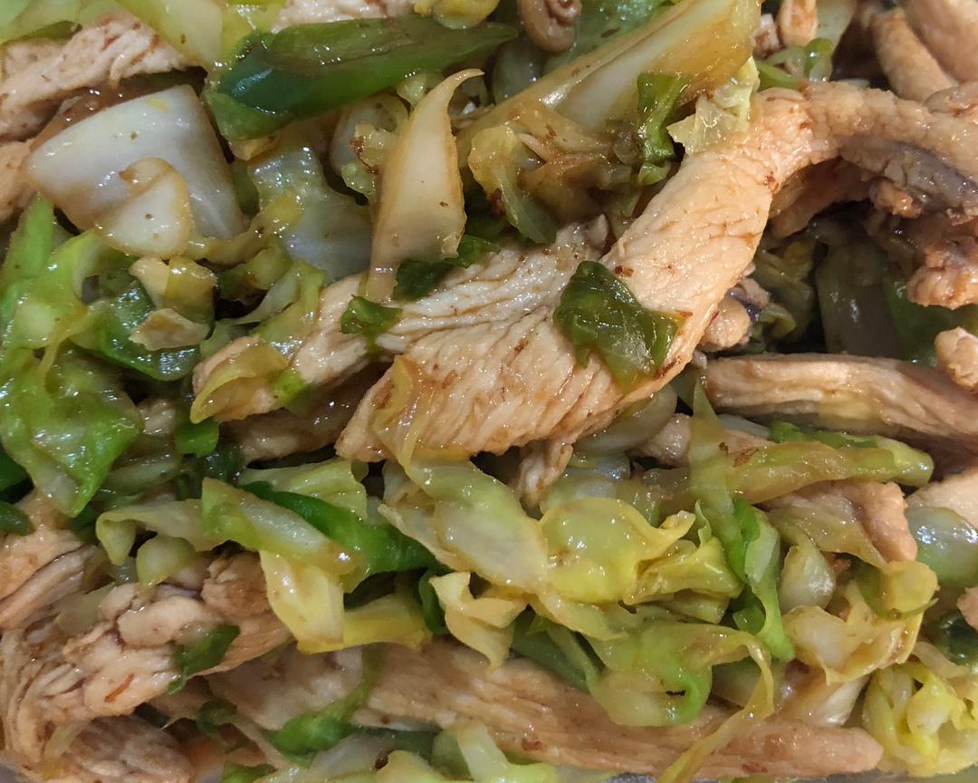 【减脂餐】大头菜炒鸡胸